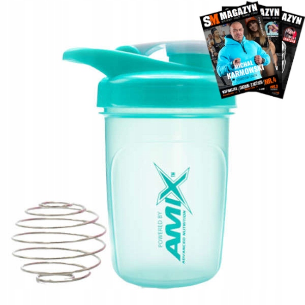 

Amix Shaker Bodybuilder Szczelny Z Kulką 300 ML