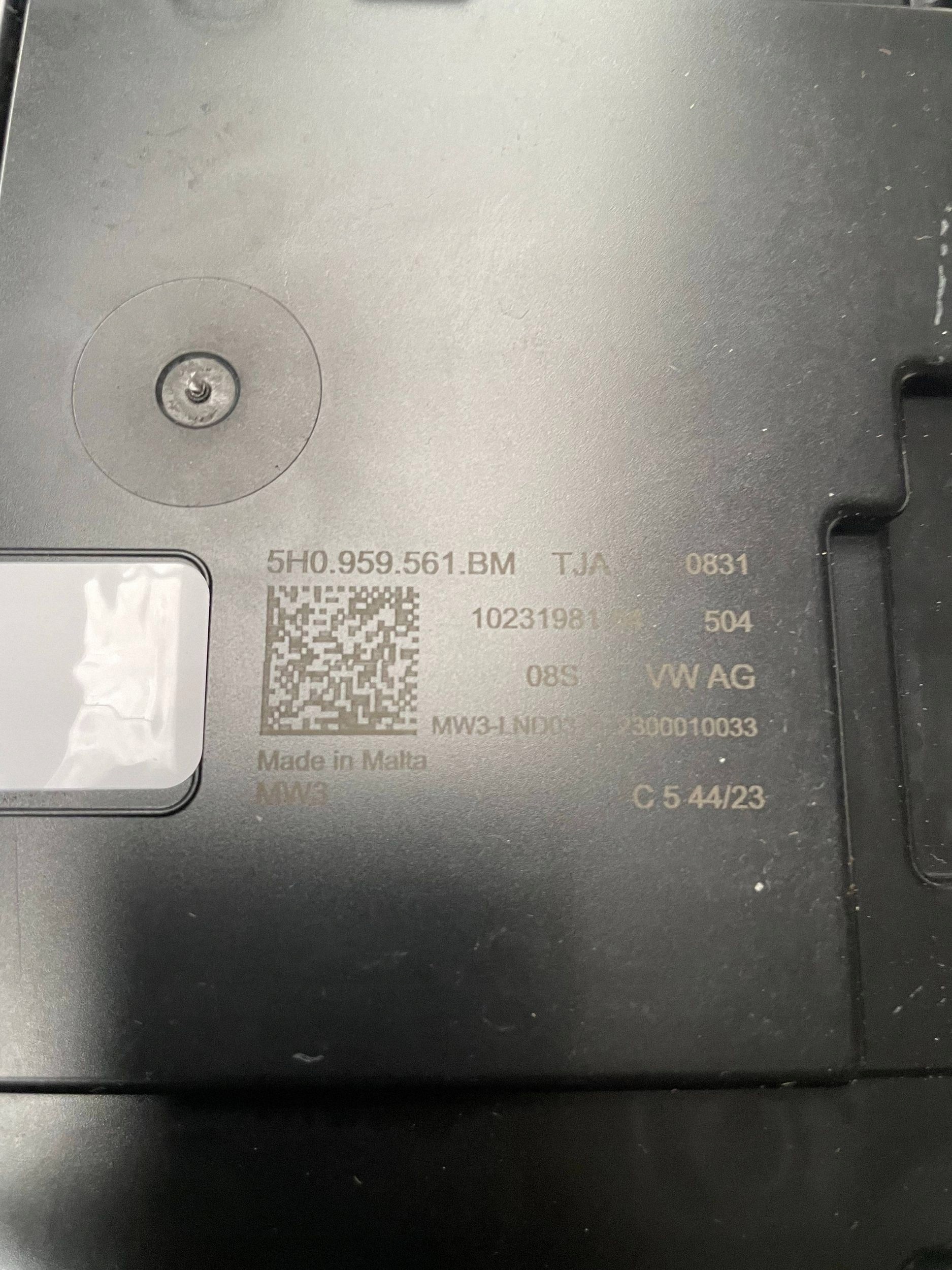 5H0959561BM light sufitowa front Volkswagen Caddy !J