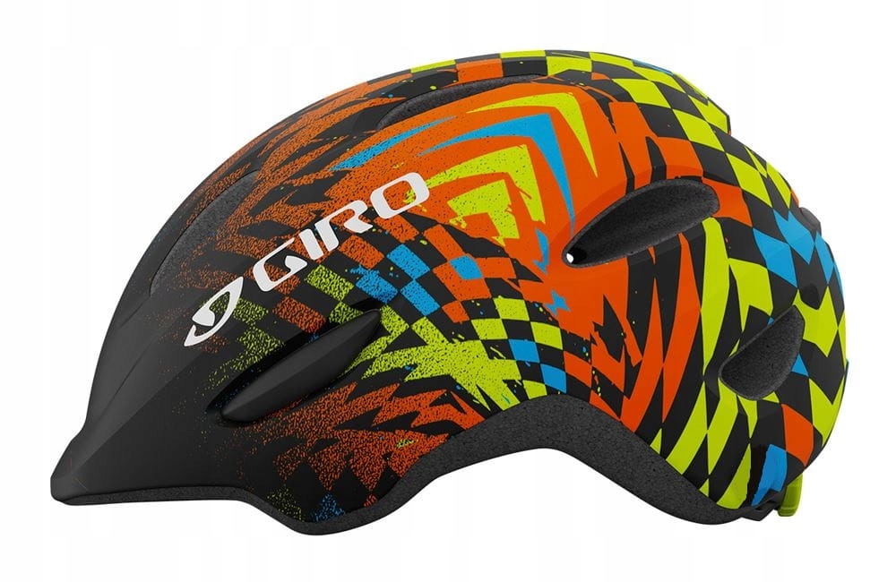 Kask dziecięcy Giro Scamp matte black check fade S 49-53cm
