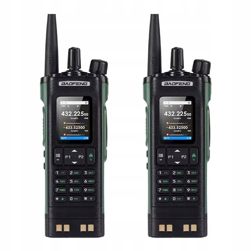 2ks Set Dvousměrné radiostanice Baofeng DM-32UV Walkie-Talkie Dmr