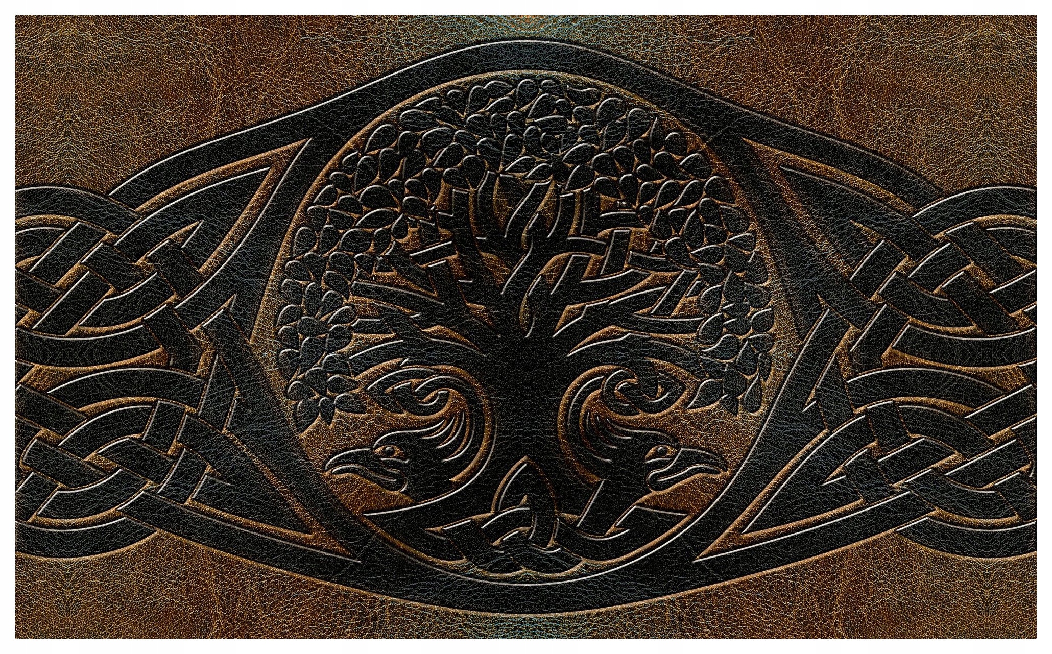 Fototapeta Strom života ornament etno rustikální vzor 350x250 lepidlo