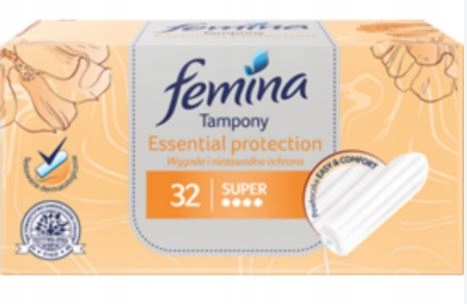

Tampony Femina Essential Protection 32 szt