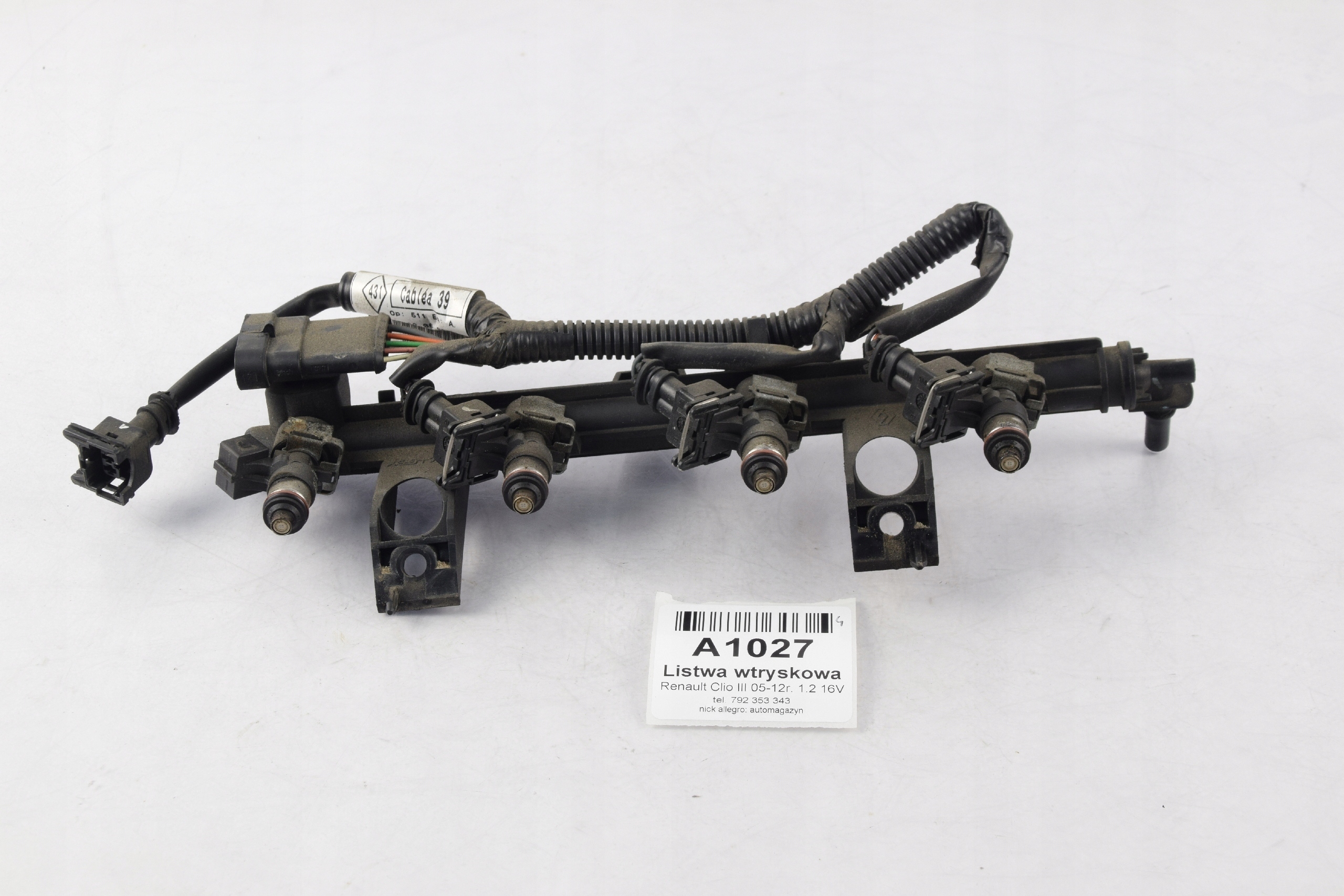 Listwa wtryskowa wtryski 1.2 16V Clio III 3