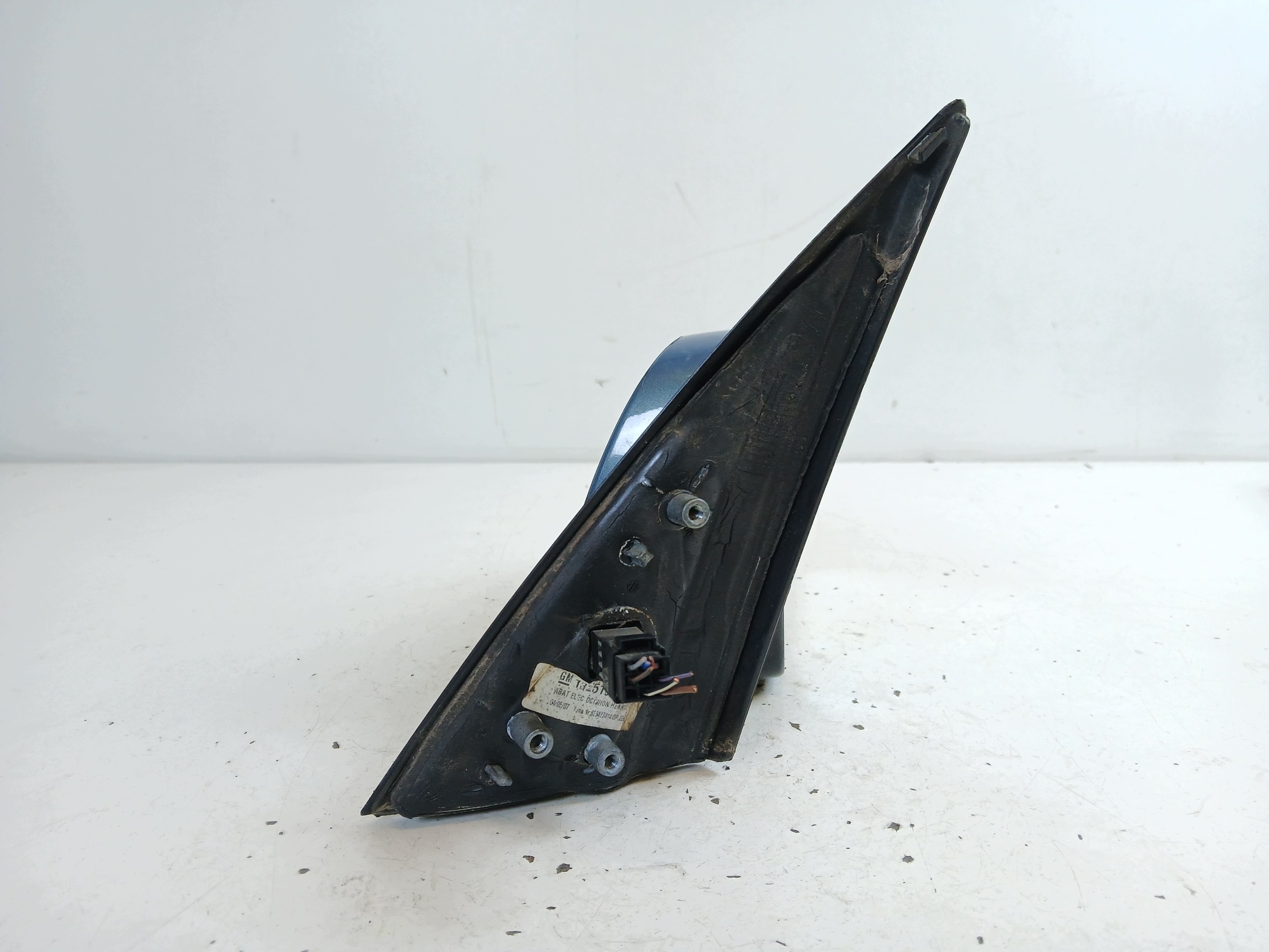 OPEL MERIVA A mirror left 7 PIN blue OKLEJONE