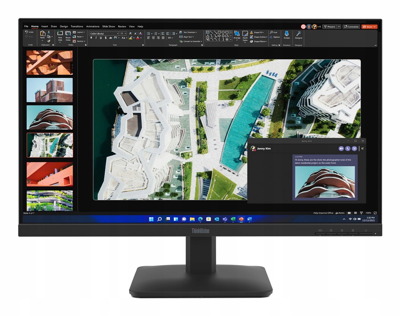 Lenovo S27-4e 27" Monitor Hdmi Vga Čierny