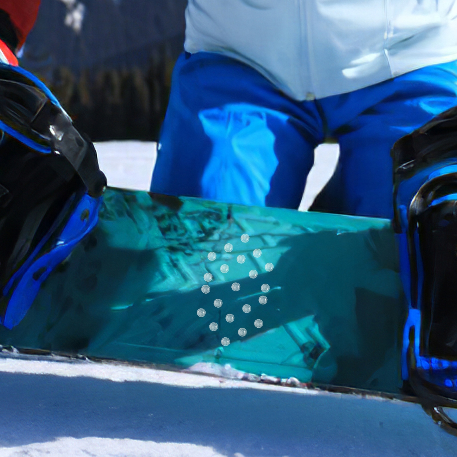 Snowboard Non-Slip Mat 5 Sheets Model 46712946