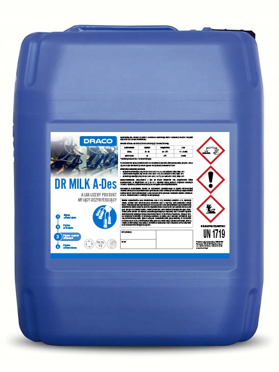 Zasada Dr Milk A-Des Płyn do mycia na bazie chloru 25 kg Draco Najlepszy