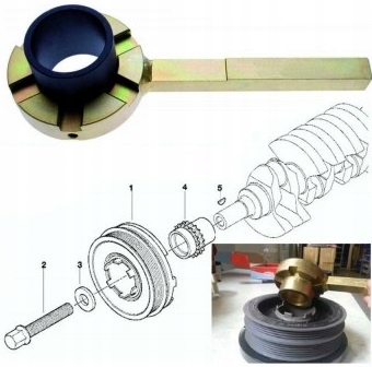 Klucz do koła pasowego wału LAND ROVER FREELANDER Marka AMD TOOLS