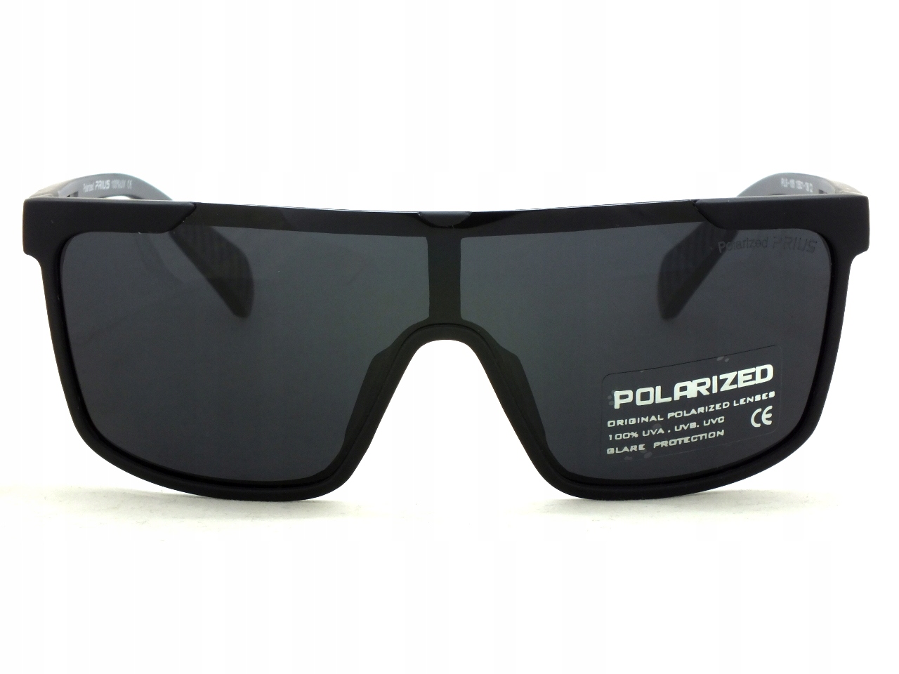 OKULARY Z POLARYZACJĄ MĘSKIE SŁONECZNE CZARNE NERD Marka Prius