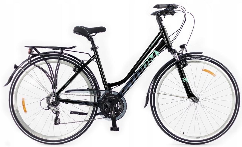 Rower Trekkingowy Storm Marathon 5.0 Lady rama 17 28 czarny 2025