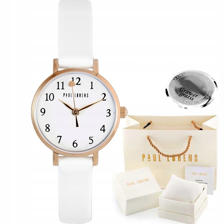 Hodinky Paul Lorens PL14641A-3C2-3 Kožený Řemínek