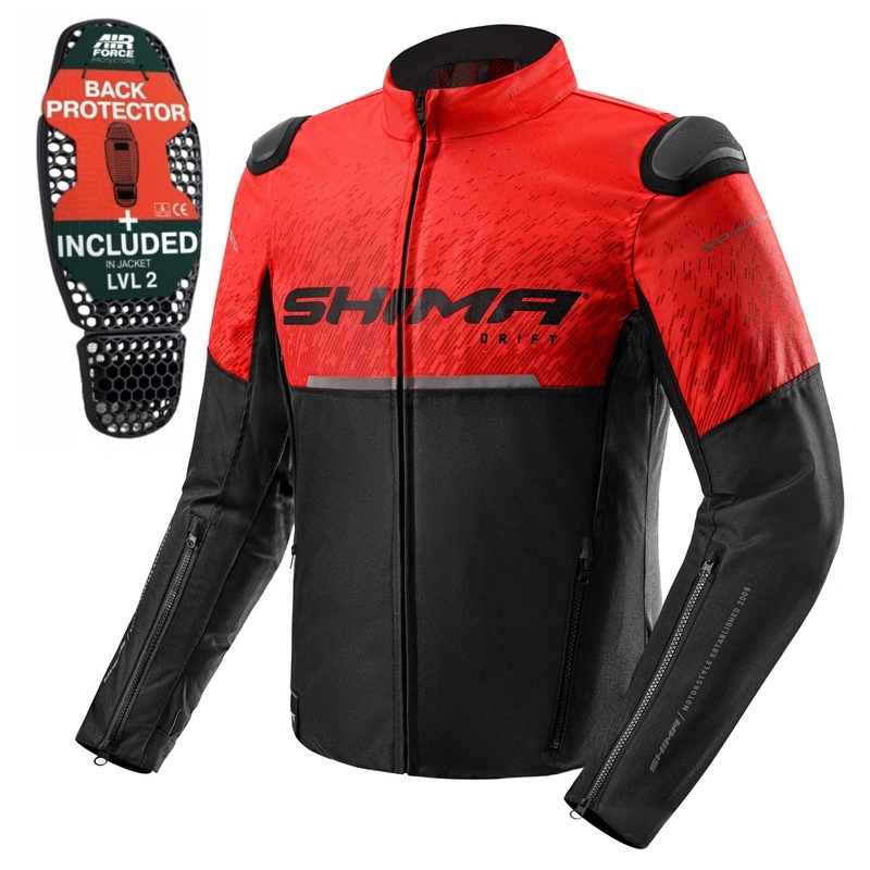 Textilná bunda Shima Drift Men Red Fluo Darčeky