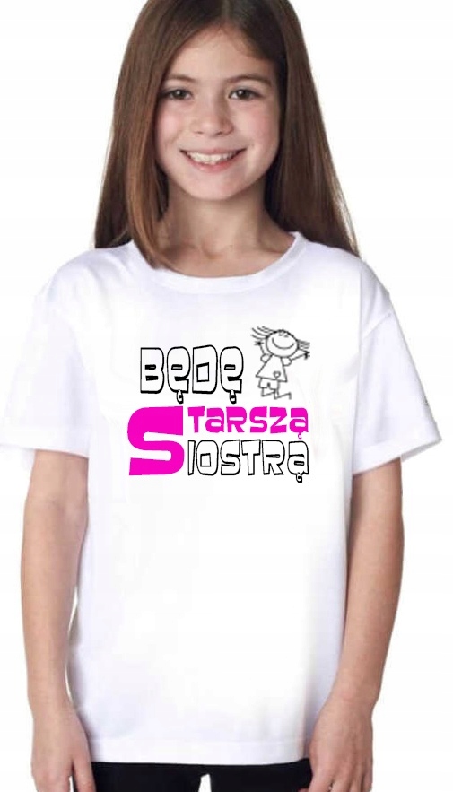 

T-shirt Koszulka dla Dziecka Będę Starszą Siostrą