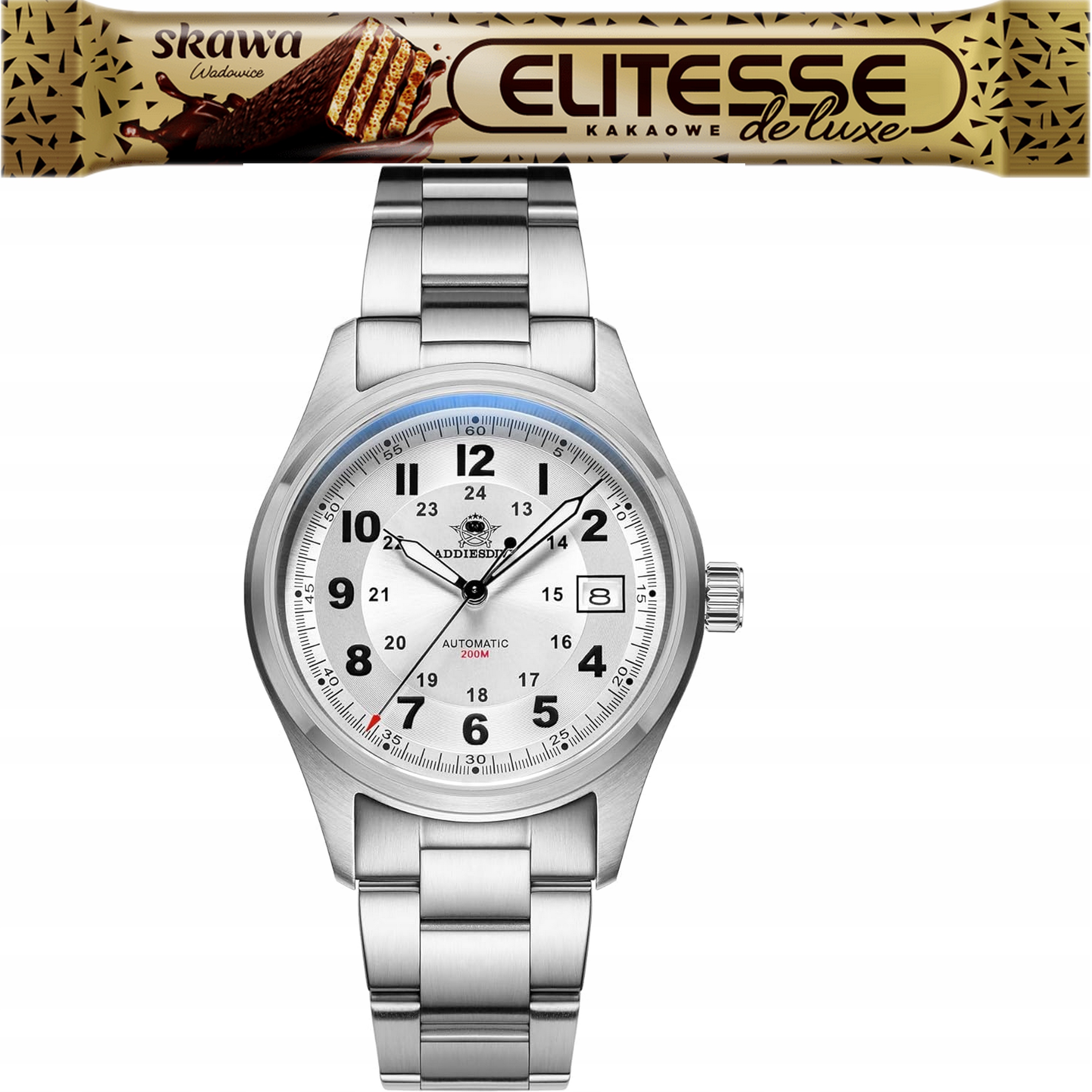 Addiesdive Pánské hodinky Automatické vodotěsné 200 mm Mechanické NH35A