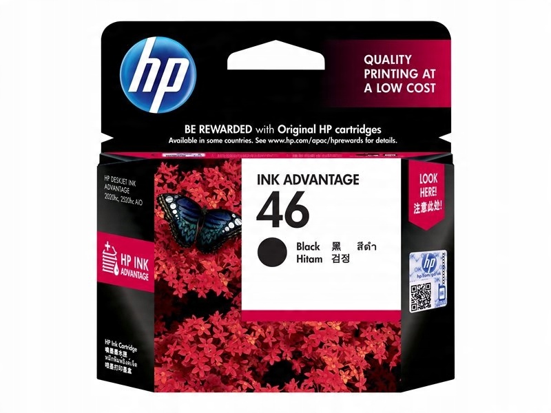 

Tusz Hp 46 Czarny Hp CZ637AE nowy