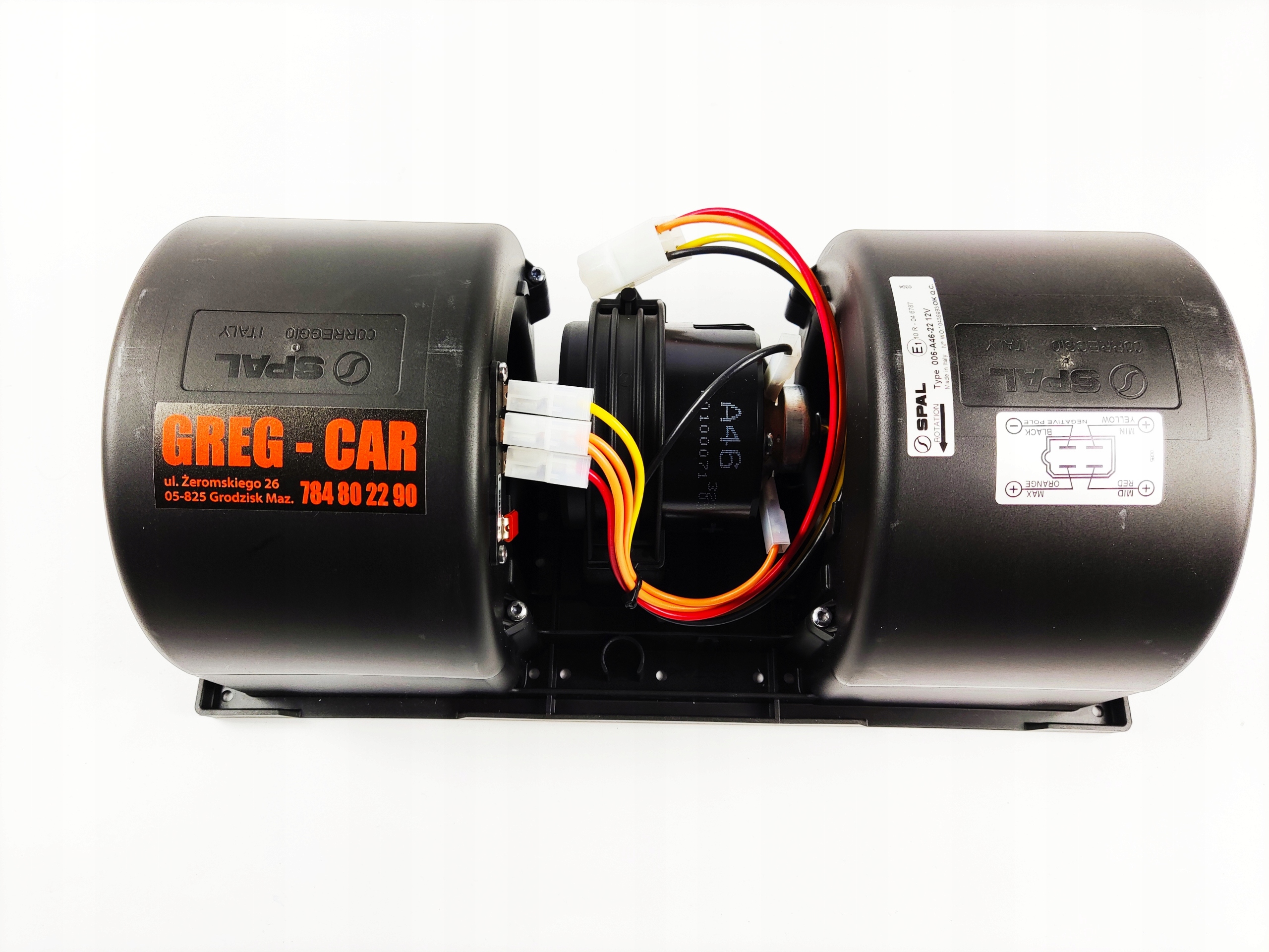 

Dmuchawa wentylator Spal 006-A46-22 12V