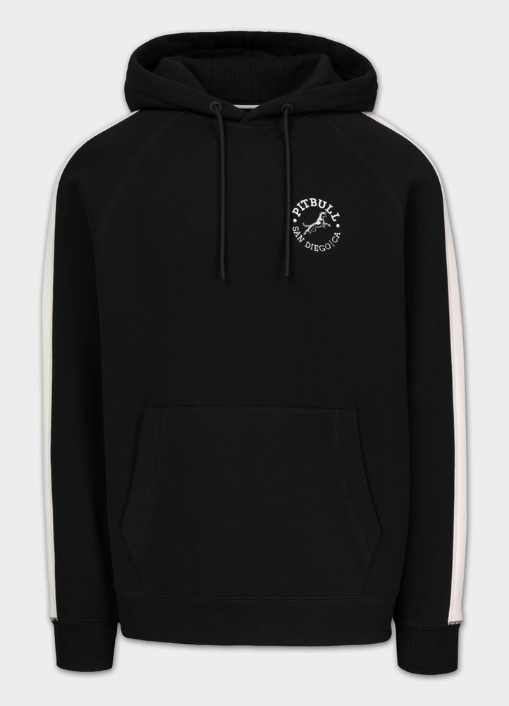 Pánská mikina s kapucí Pitbull San Diego Ca Lampasy, Silnější Materiál