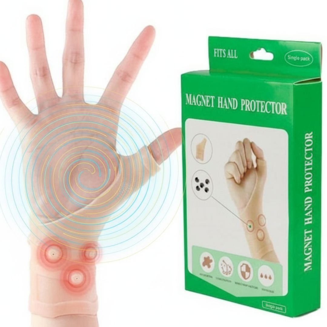 OPASKA MAGNETYCZNA NA NADGARSTEK DŁOŃ STABILIZATOR NADGARSTKA Z 6 MAGNESAMI
