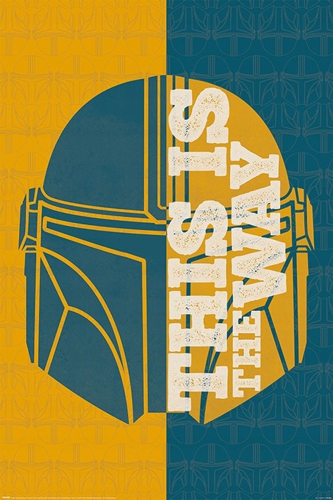 

Star Wars The Mandalorian Hełm plakat 61x91,5 cm