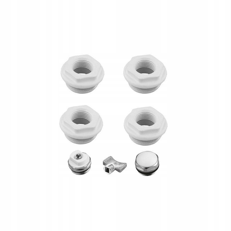 Zestaw korków biały Diamond Kolor biały