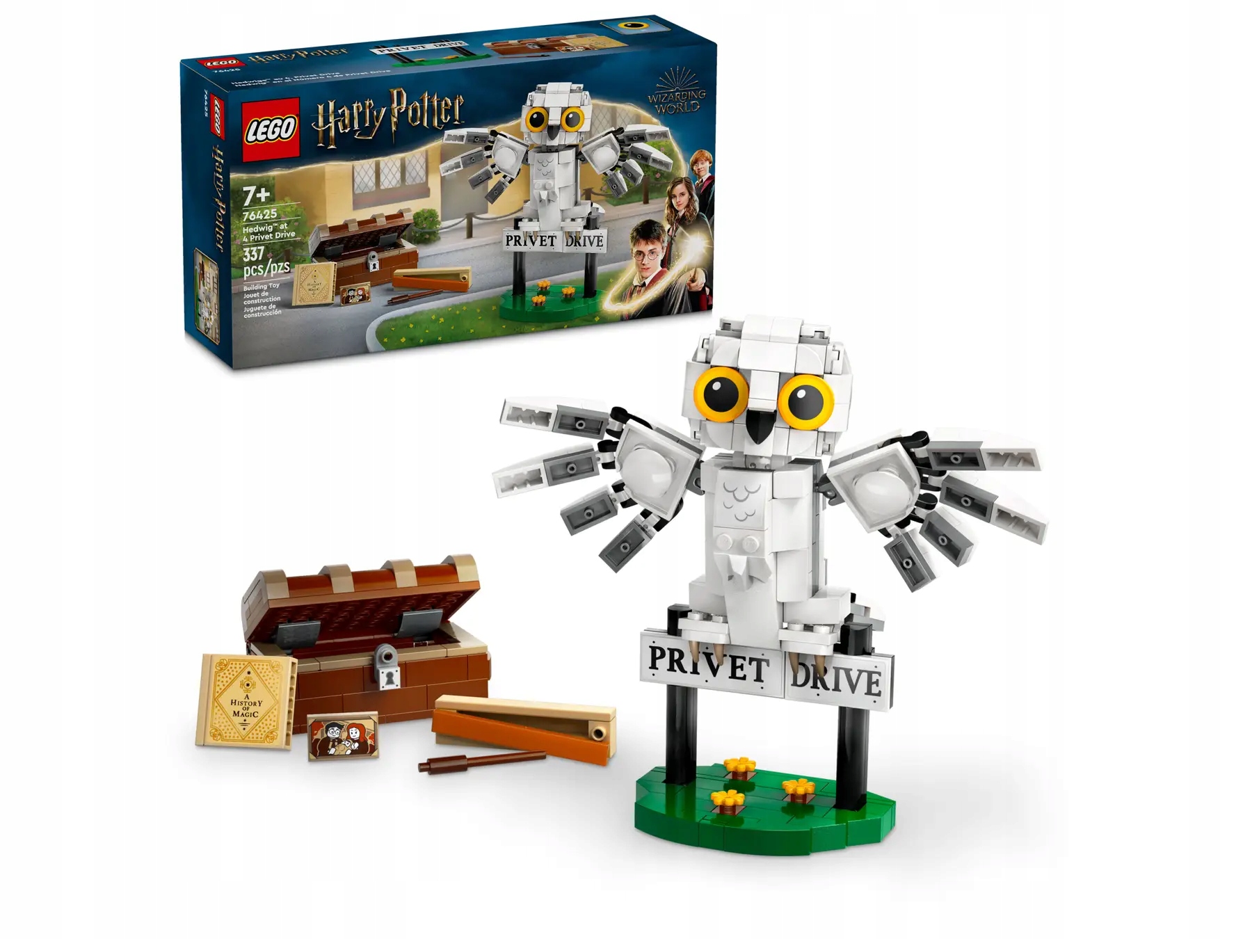 Lego Harry Potter 76425 Hedvika na návštěvě na Zobí ulice 4