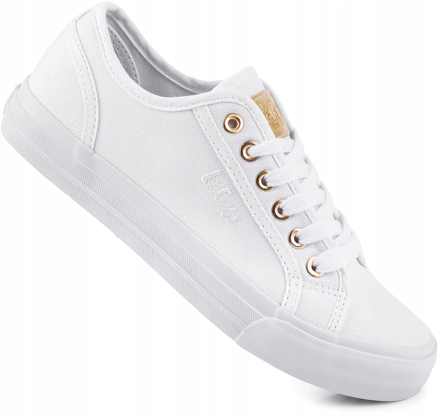 Lee Cooper Damskie Trampki Klasyczne Buty Tenisówki Białe 38