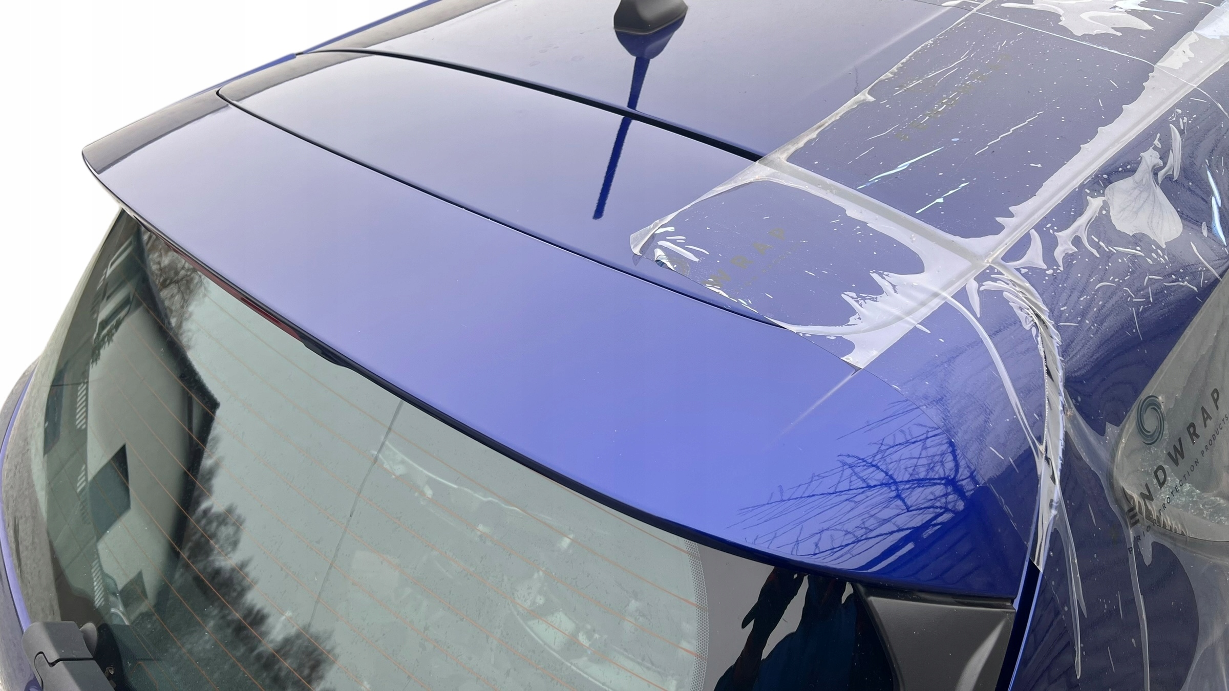 trunk door boot complete DEEP IMPACT BLUE FORD FIESTA MK8