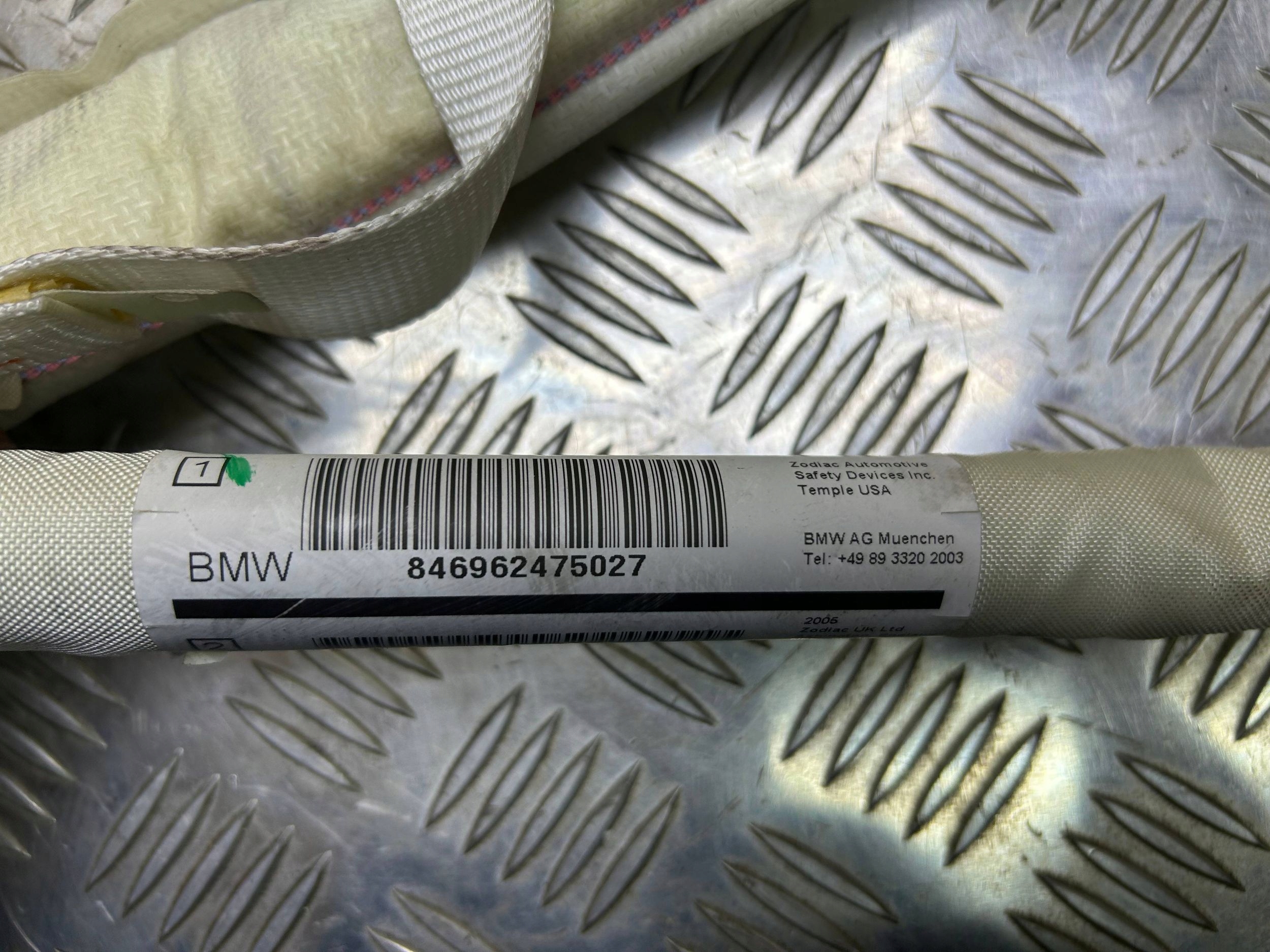 Dachvorhang Airbag airbag BMW 5 E60 E61 2005 846962475027
