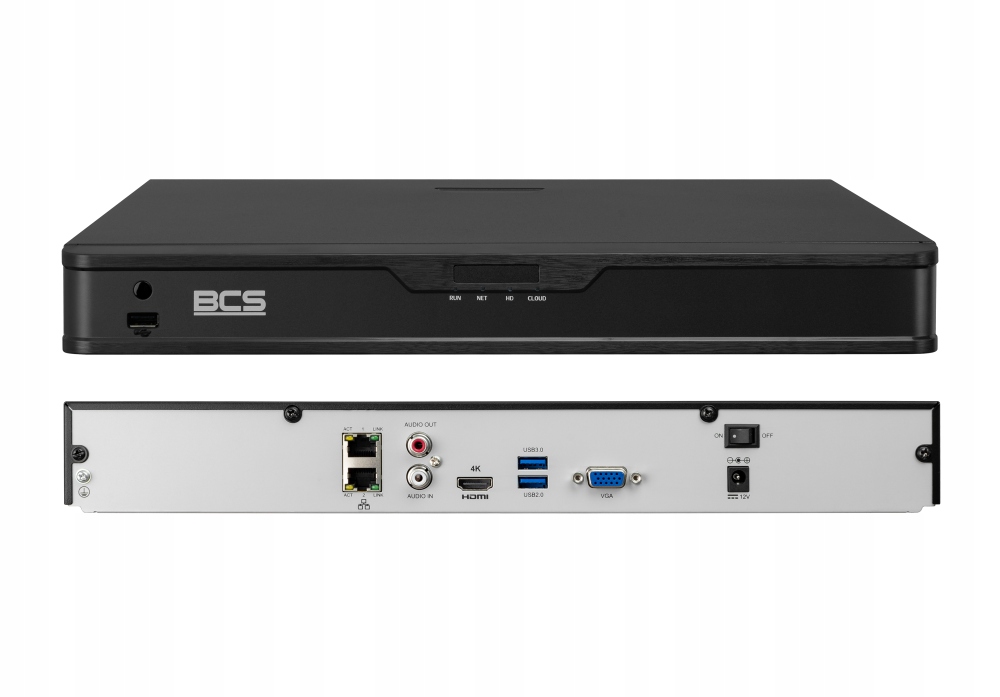 Ip rekordér BCS-P-NVR0902-4KE-II 9 kanálový 8Mpx Bcs Point