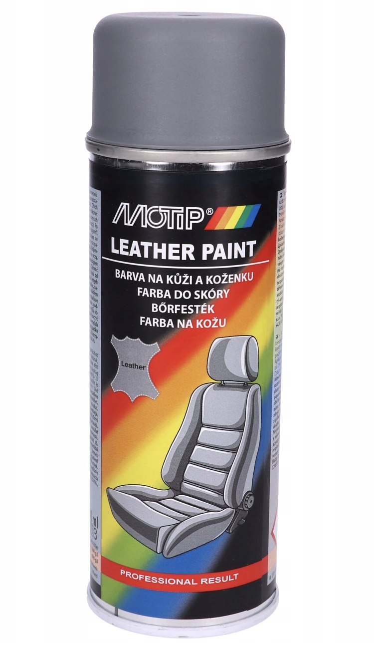 

Lakier Farba Do Skóry Winylu Spray Motip Szary