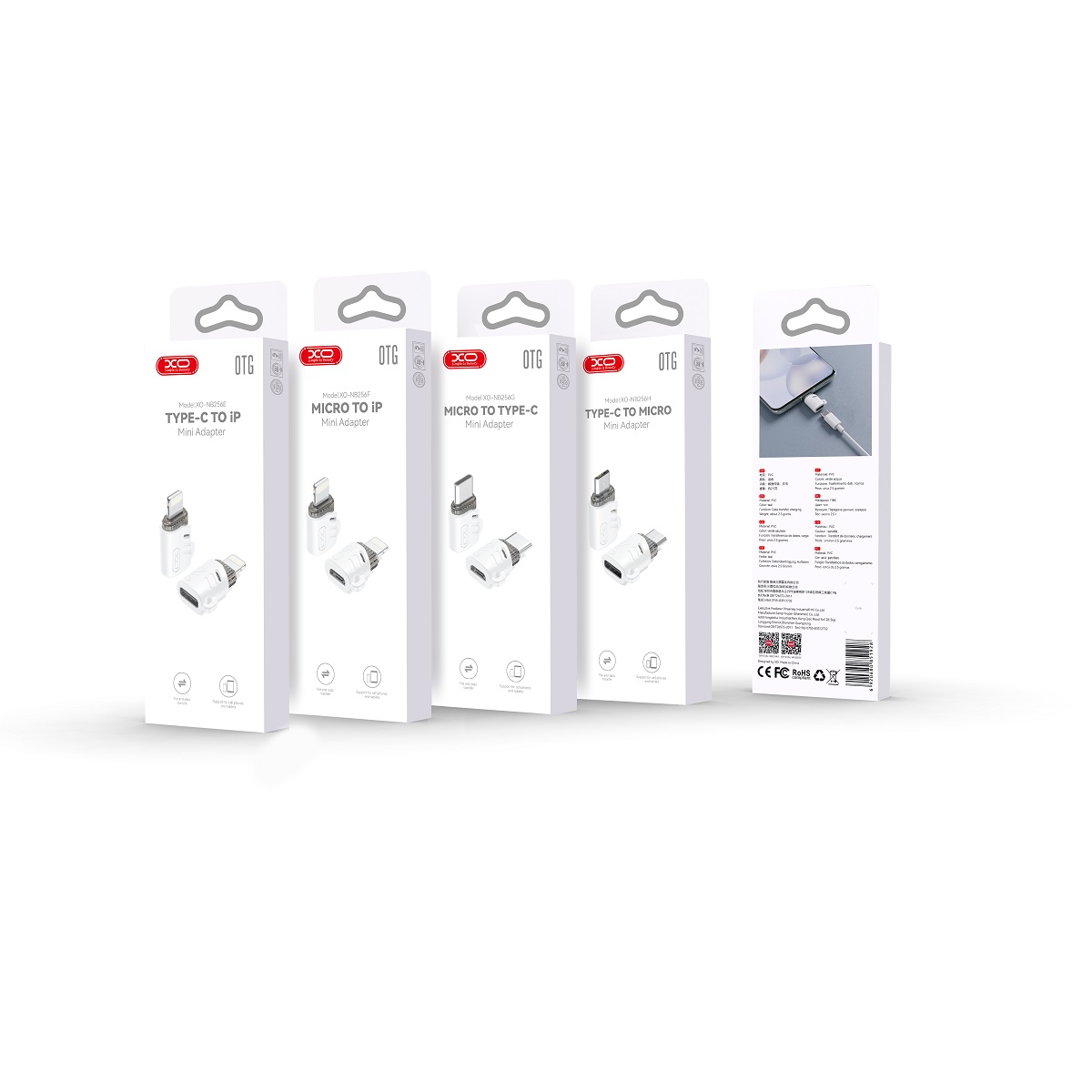 Adapter NB256H USB-C - microUSB biały USB C micro USB ładowanie EAN (GTIN) 6920680851928