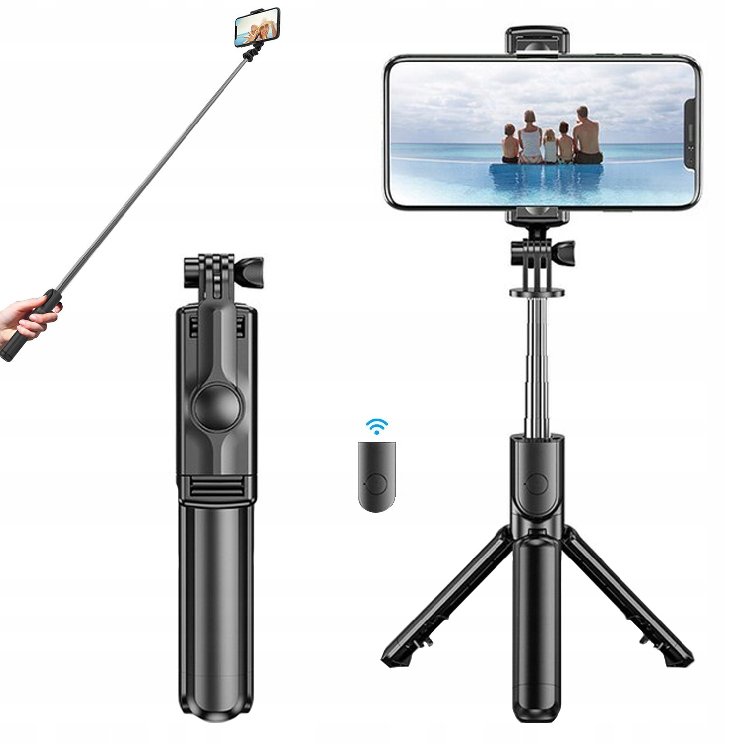

Kijek selfie statyw tripod teleskop Bt S03 +pilot