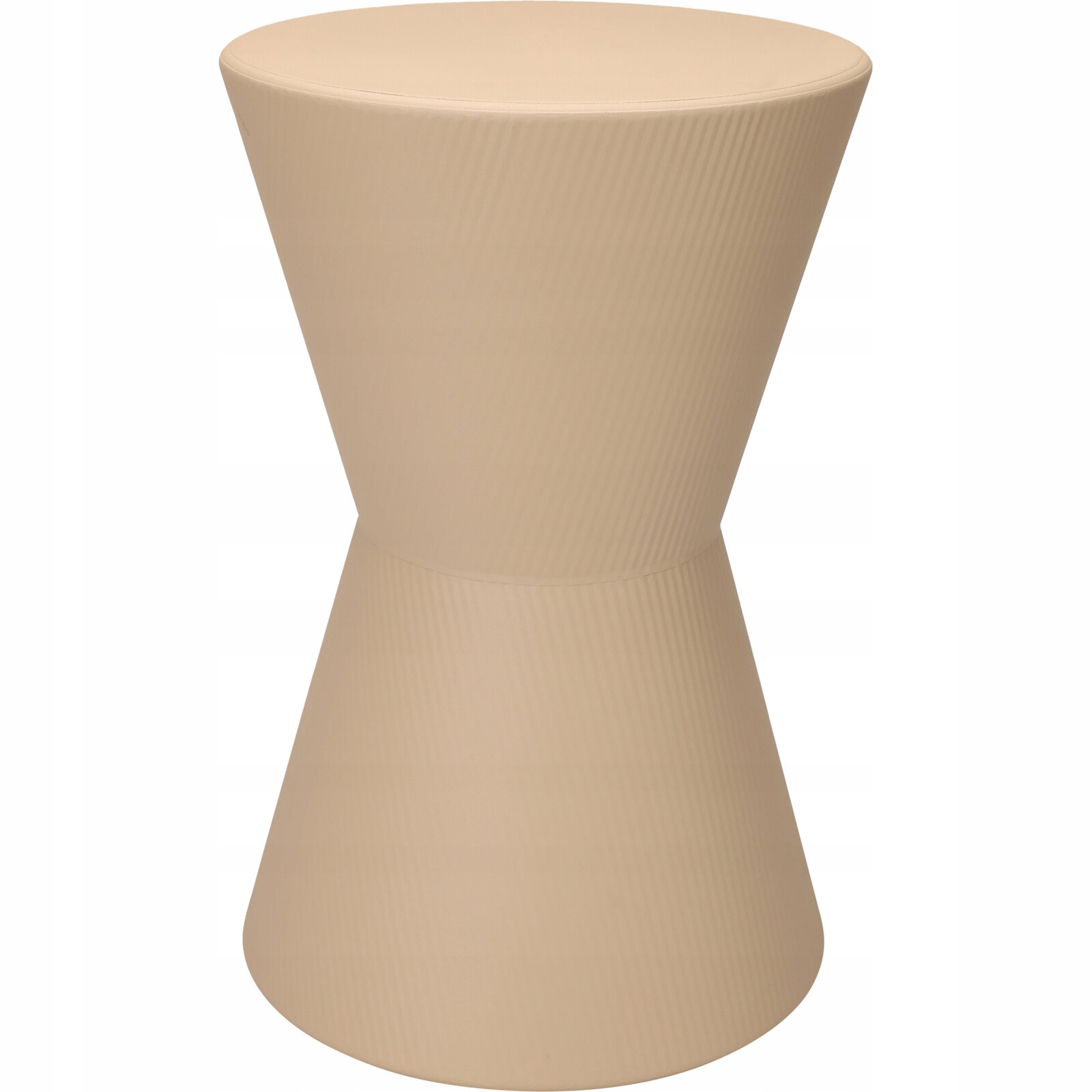 Boční Kovový Stolek Diabolo Ø29 CM Výška 45 CM Pískový