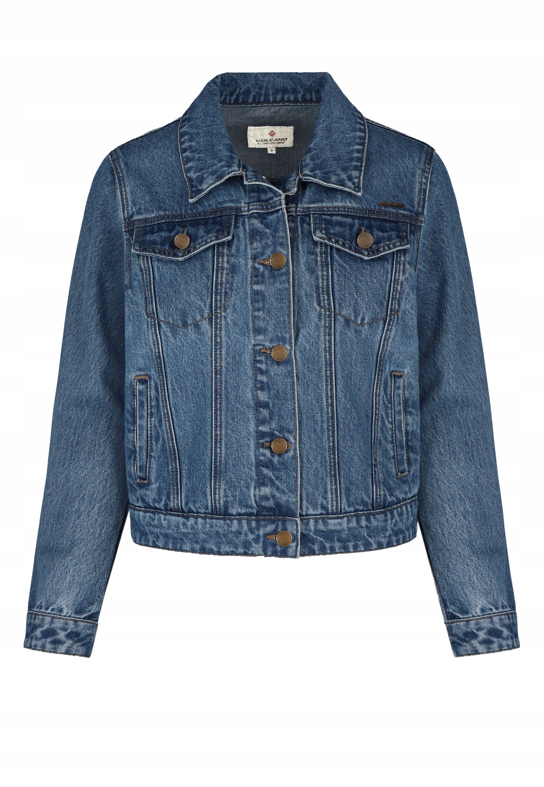 Dámská Džínová Bunda Comfort Fit Volcano J-elsty M