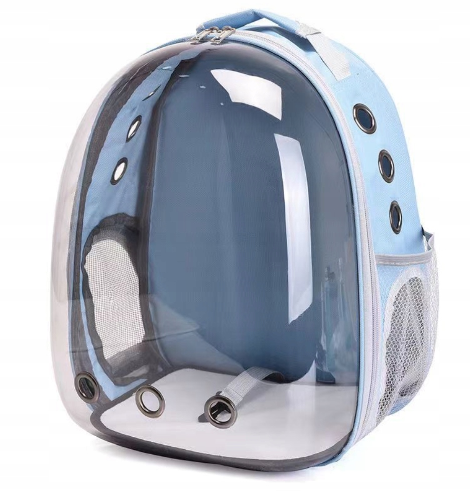 Přepravka Batoh Taška S Ventilací Pro Psa Kočku Zvířata Baby Blue