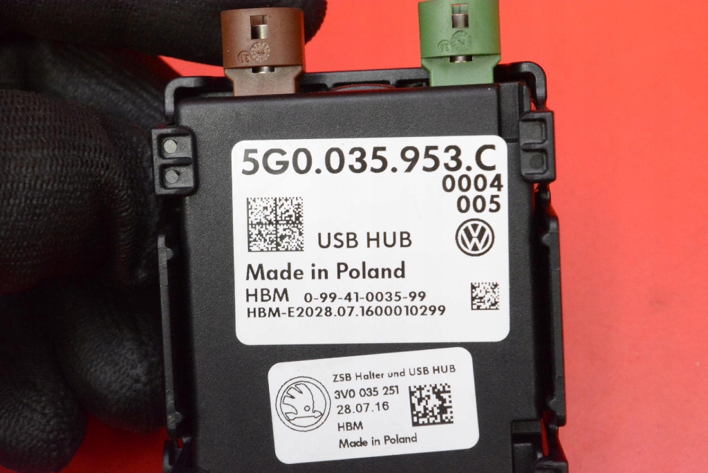 control unit module USB 5G0035953C SKODA SUPERB 3 III 15-20