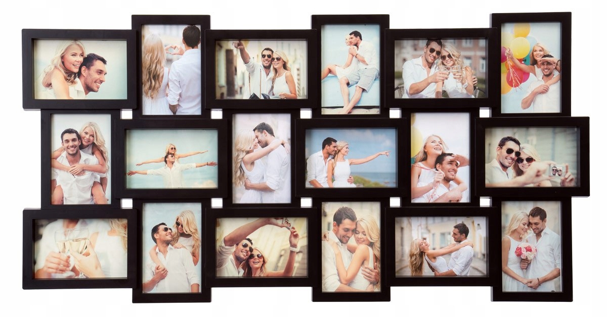 Fotorámeček na 18 fotografií Morka černý
