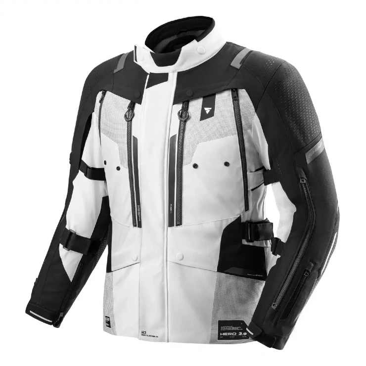 Shima Hero 3.0 G2 Grey Čierna Motocyklová Textilná Bunda L