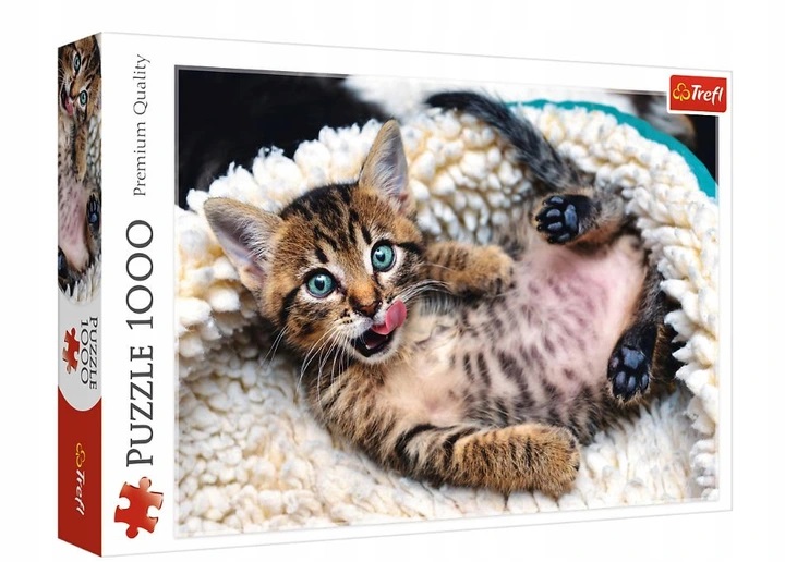 

Puzzle 1000 Wesoły kotek Trefl