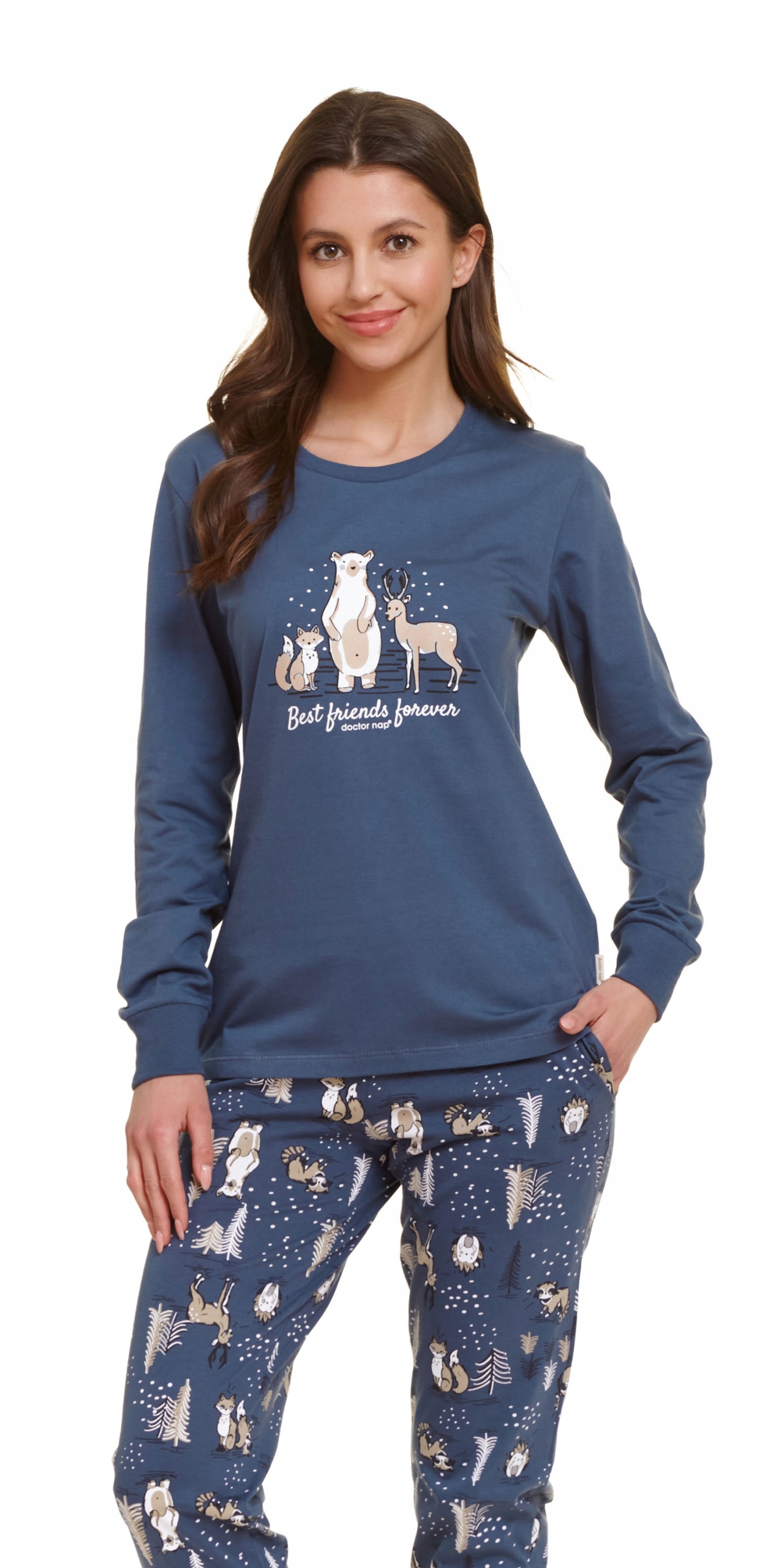 Piżama damska DOCTOR NAP 4340 deep blue M Marka Doctor Nap