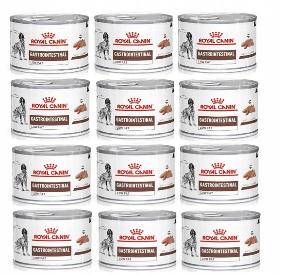 Royal Canin Gastrointestinal Low Fat 200g x 12 puszek