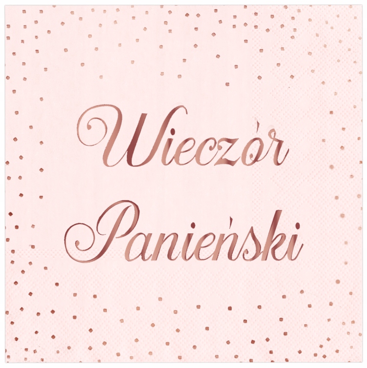 

Serwetki różowe Wieczór Panieński 10szt