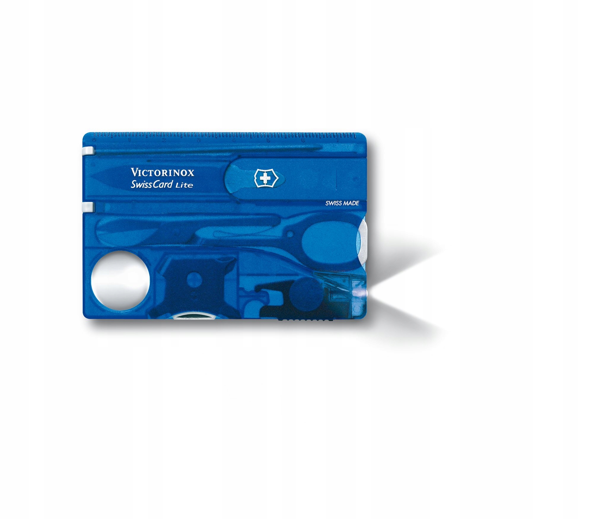 Victorinox 0.7322.T2, Swiss Card Lite, 13 funkcji, 82 x 55 x 4,5 mm