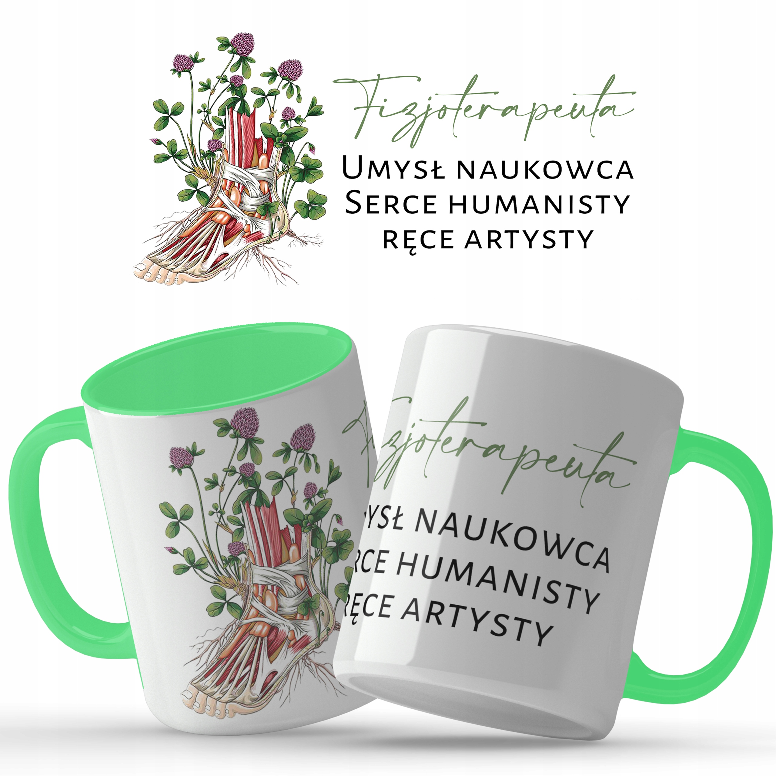 

Kubek Zielony Upominek dla Fizjoterapeuty