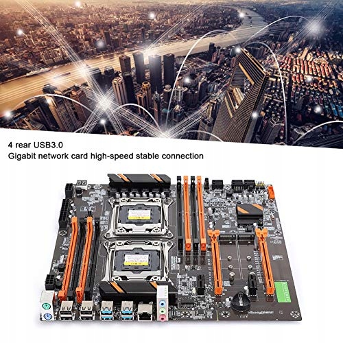 Płyta Główna X99 Dual Socket DDR4 NVMe M.2 SATA3.0 ATX ASHATA — miniatura 3