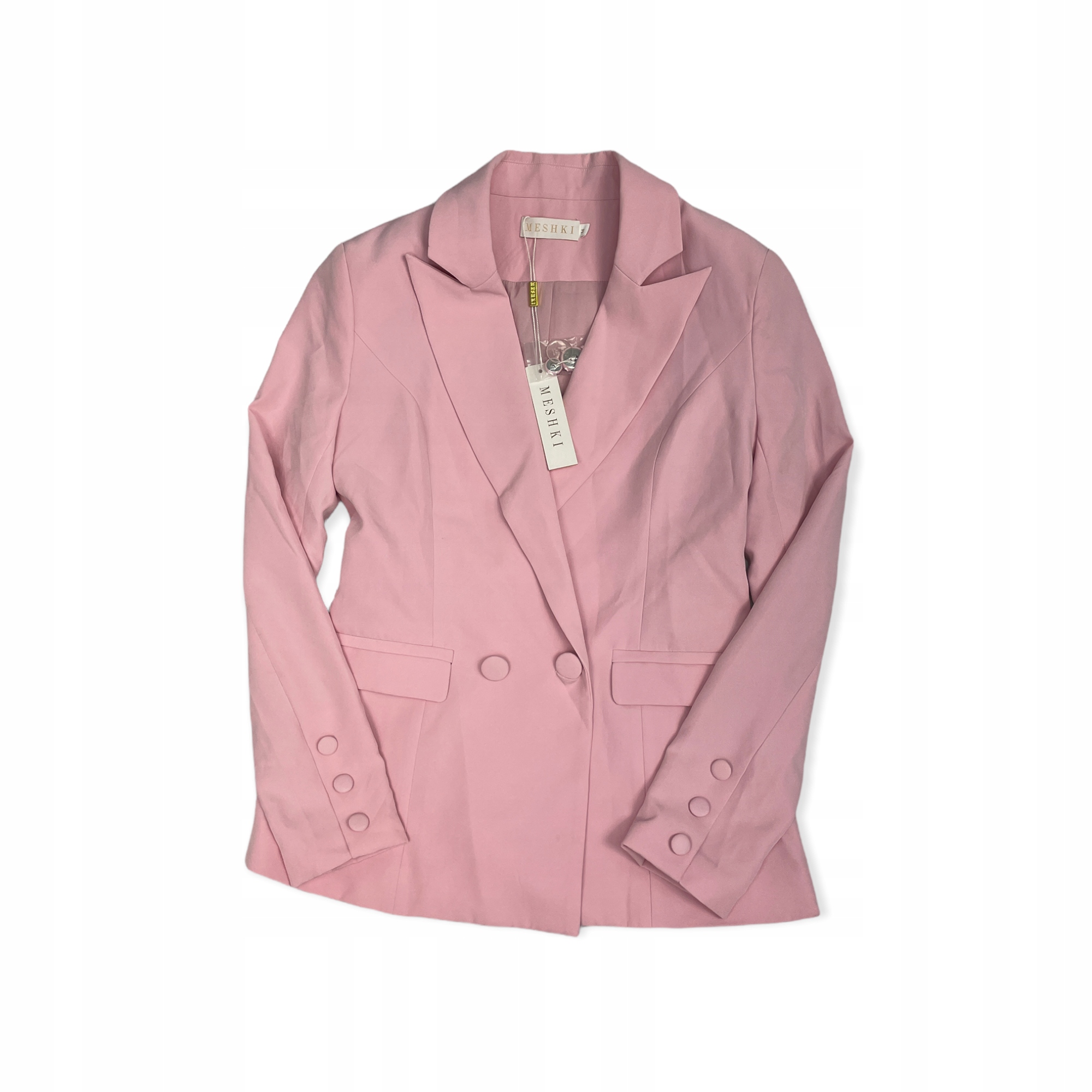 Elegantní sako růžová dámská Meshki M