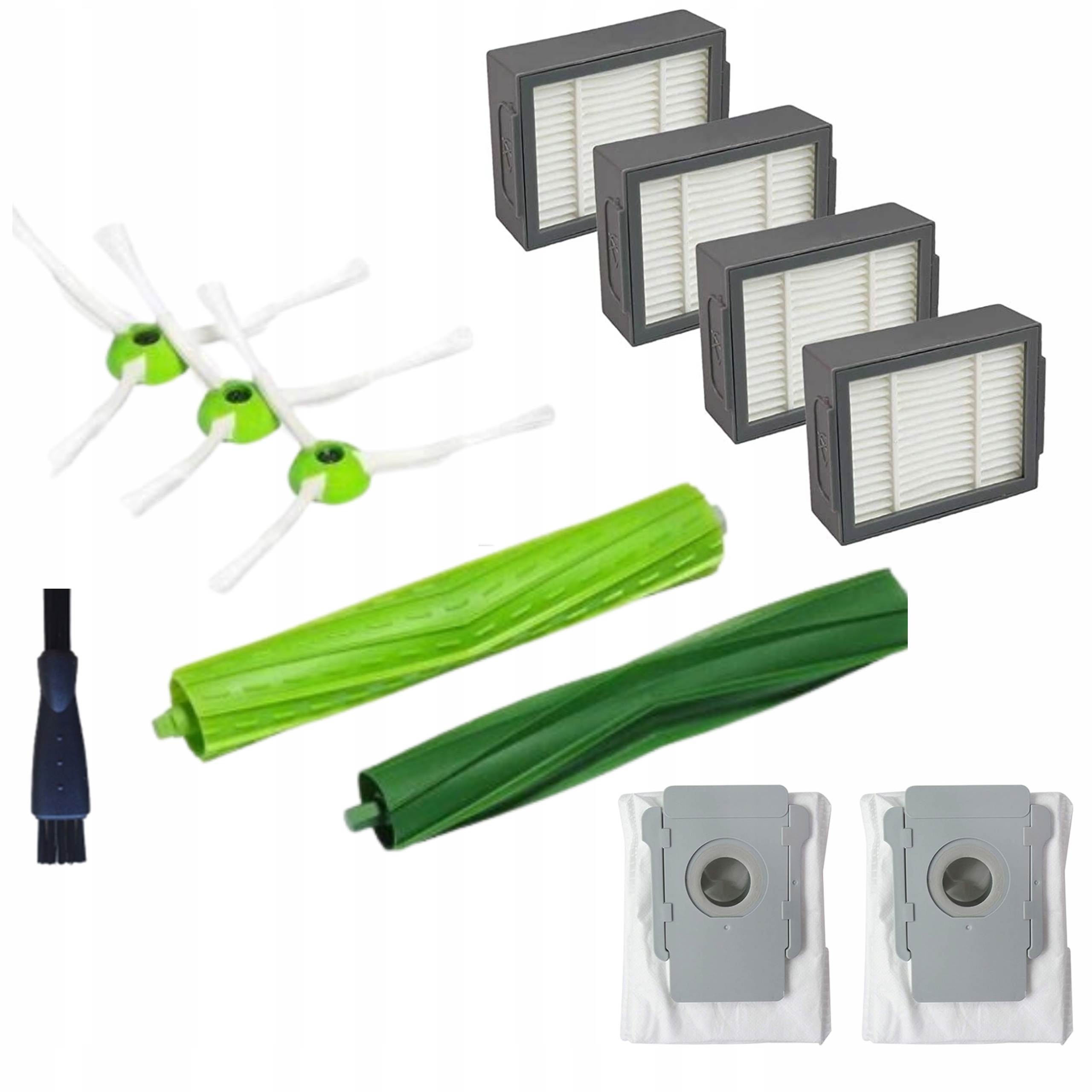 Szczotki rolki filtry worki do iRobot Roomba I7 E5 E6 i3+ i4+ i5+ i6+ i7+
