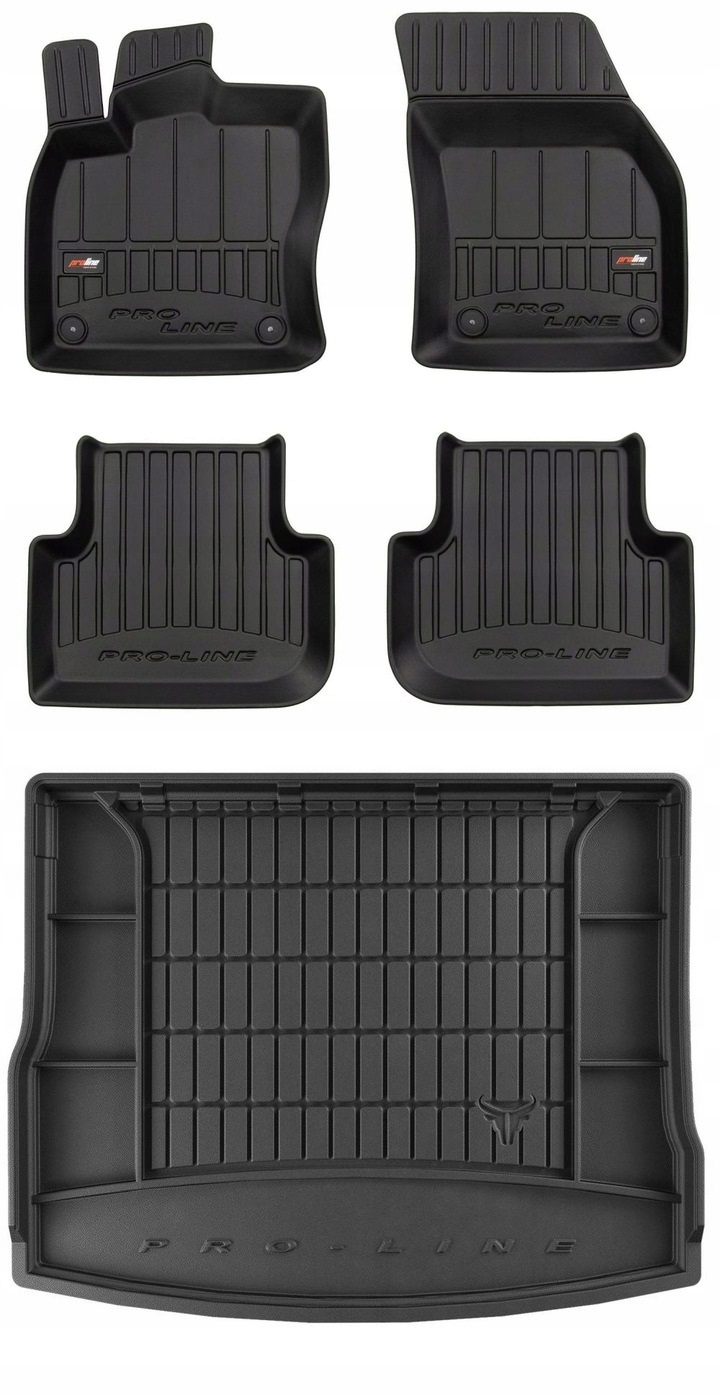 Set 3D gumové rohože Vw Tiguan 2 od 2015- g