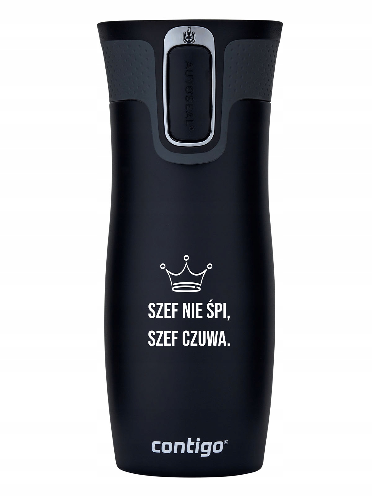 Kubek termiczny Contigo West Loop 2.0 470 ml dla Szefa czarny