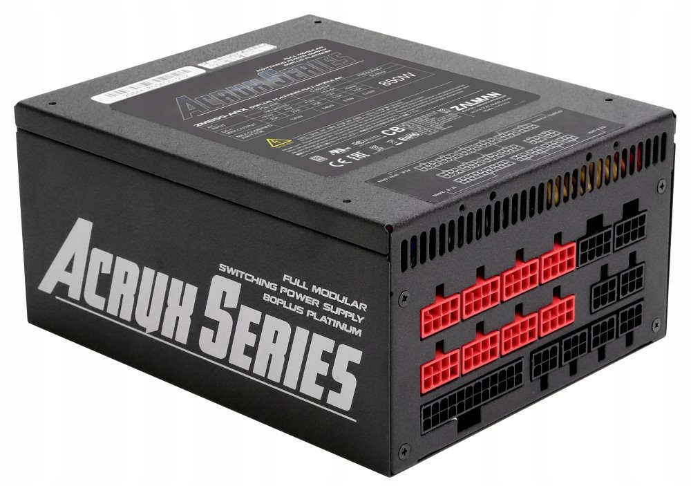 Zalman zdroj ZM850-ARX 850W Atx akt. Pfc 135mm ventilátor 100